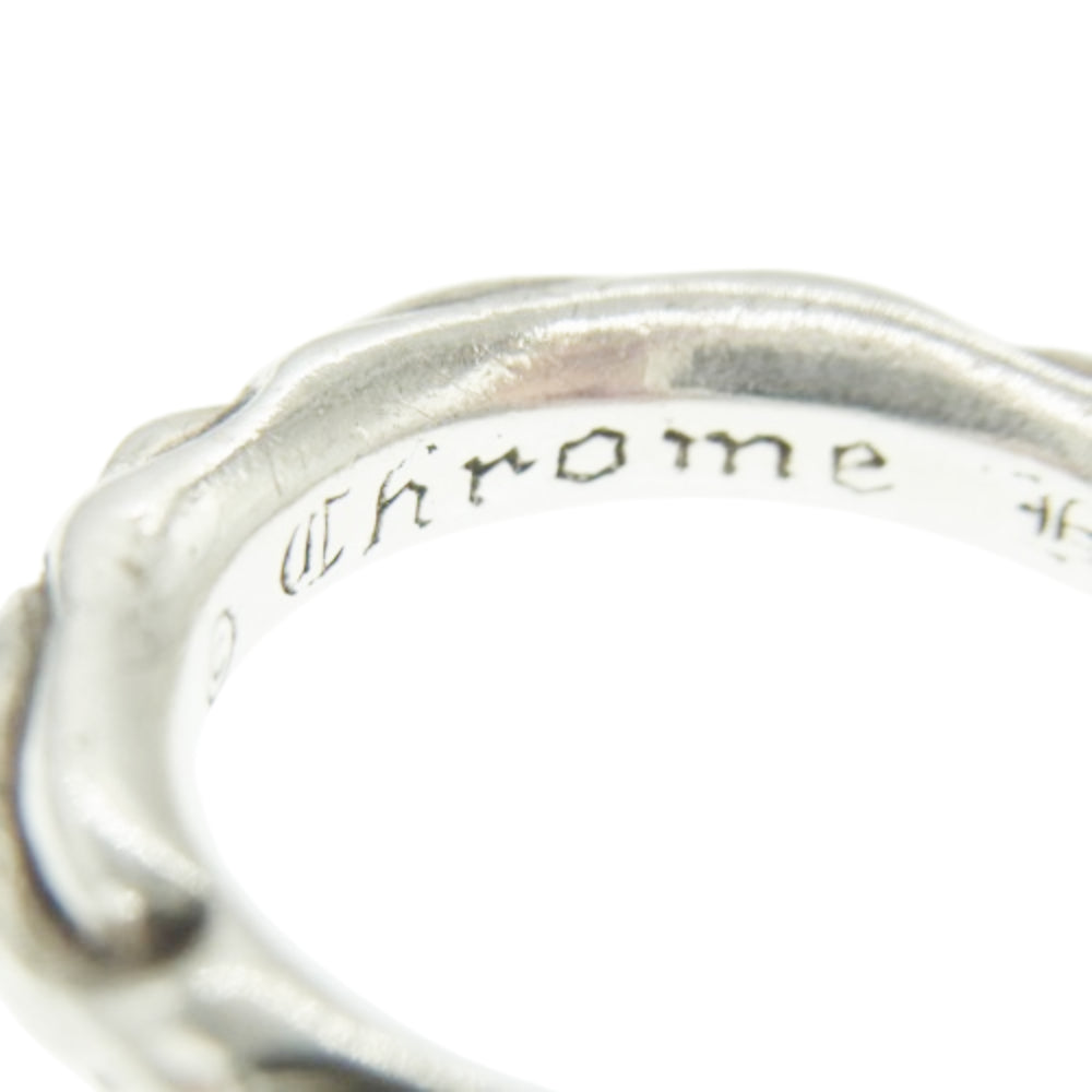 CHROME HEARTS クロムハーツ（原本無） SCRL BAND スクロールバンド リング シルバー シルバー系 17.5号～18号【中古】