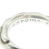 CHROME HEARTS クロムハーツ（原本無） SCRL BAND スクロールバンド リング シルバー シルバー系 17.5号～18号【中古】