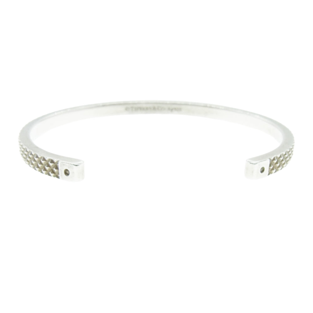 TIFFANY&Co. ティファニー ダイヤモンドポイント スタッズ カフ バングル シルバー系【中古】