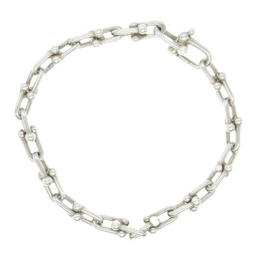 TIFFANY&Co. ティファニー ハードウェア スモールリンク ブレスレット シルバー系【中古】