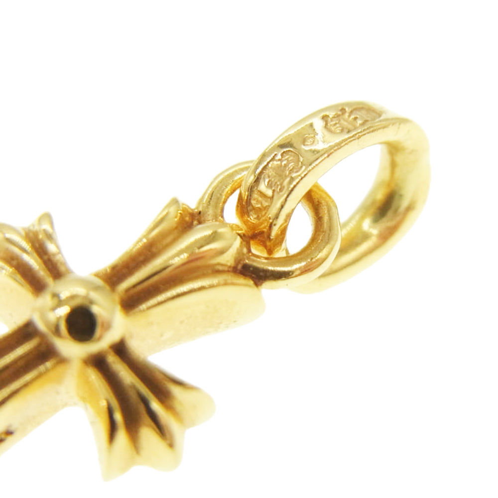 CHROME HEARTS クロムハーツ（原本有） レシート原本付属 22K CRS BBYFAT 22K ベイビーファット チャーム ゴールドネックレス トップ【中古】