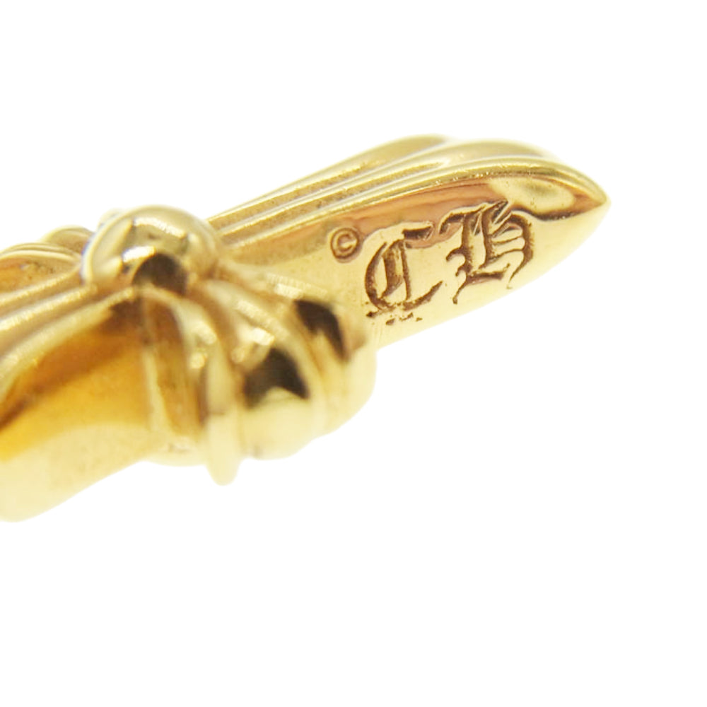 CHROME HEARTS クロムハーツ（原本有） レシート原本付属 22K CRS BBYFAT 22K ベイビーファット チャーム ゴールドネックレス トップ【中古】