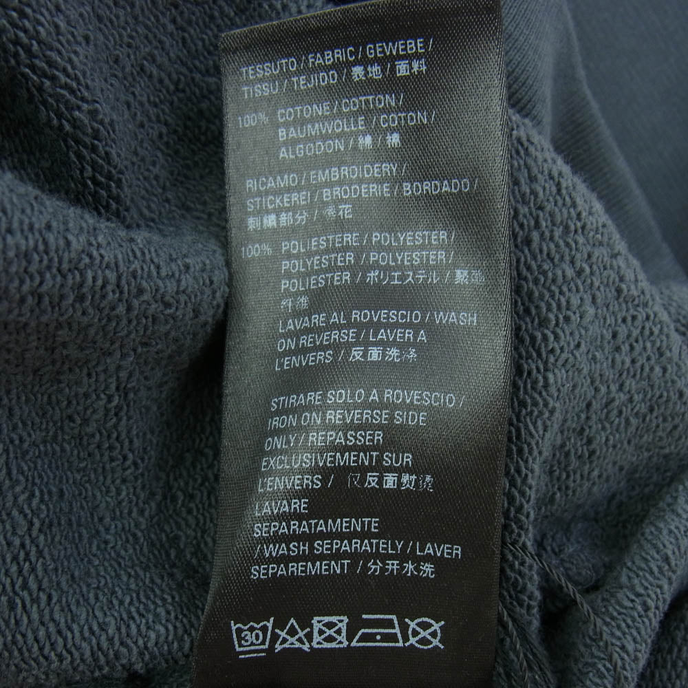 BALENCIAGA バレンシアガ 21AW 578135 TKVI9 Political Campaign Medium Fit Hoodie キャンペーンロゴ 刺繍 フーディ パーカー グレー系 XS【中古】