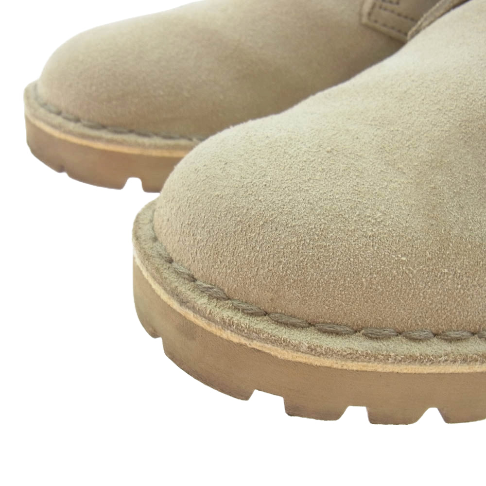 Clarks クラークス Desert rock boot sand suede デザート ロック サンド スエード ショート ブーツ ベージュ系 UK10【中古】