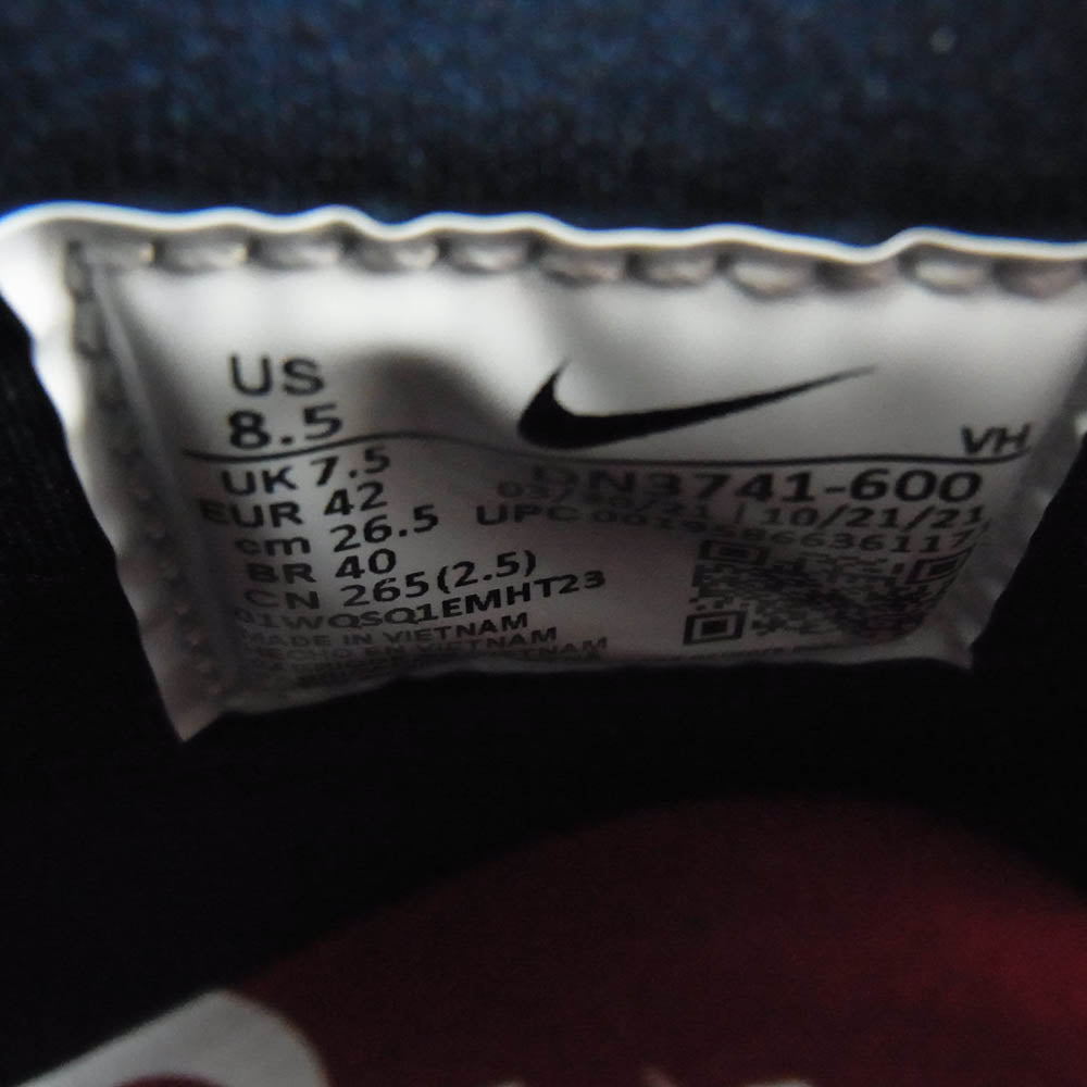 Supreme シュプリーム DN3741-600 × Nike SB Dunk High By Any Means Red Navy White ナイキ SB ダンク ハイ バイ エニー ミーンズ ハイカットスニーカー レッド系 ネイビー系 26.5cm【美品】【中古】