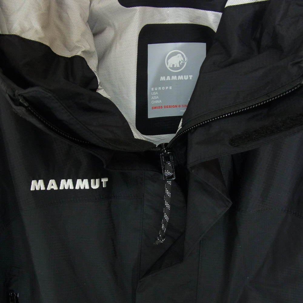 Mammut マムート 1010-28651 Microlayer 2.0 HS Hooded Jacket マイクロレイヤー ハードシェル フーデッド ジャケット ブラック系 M【中古】