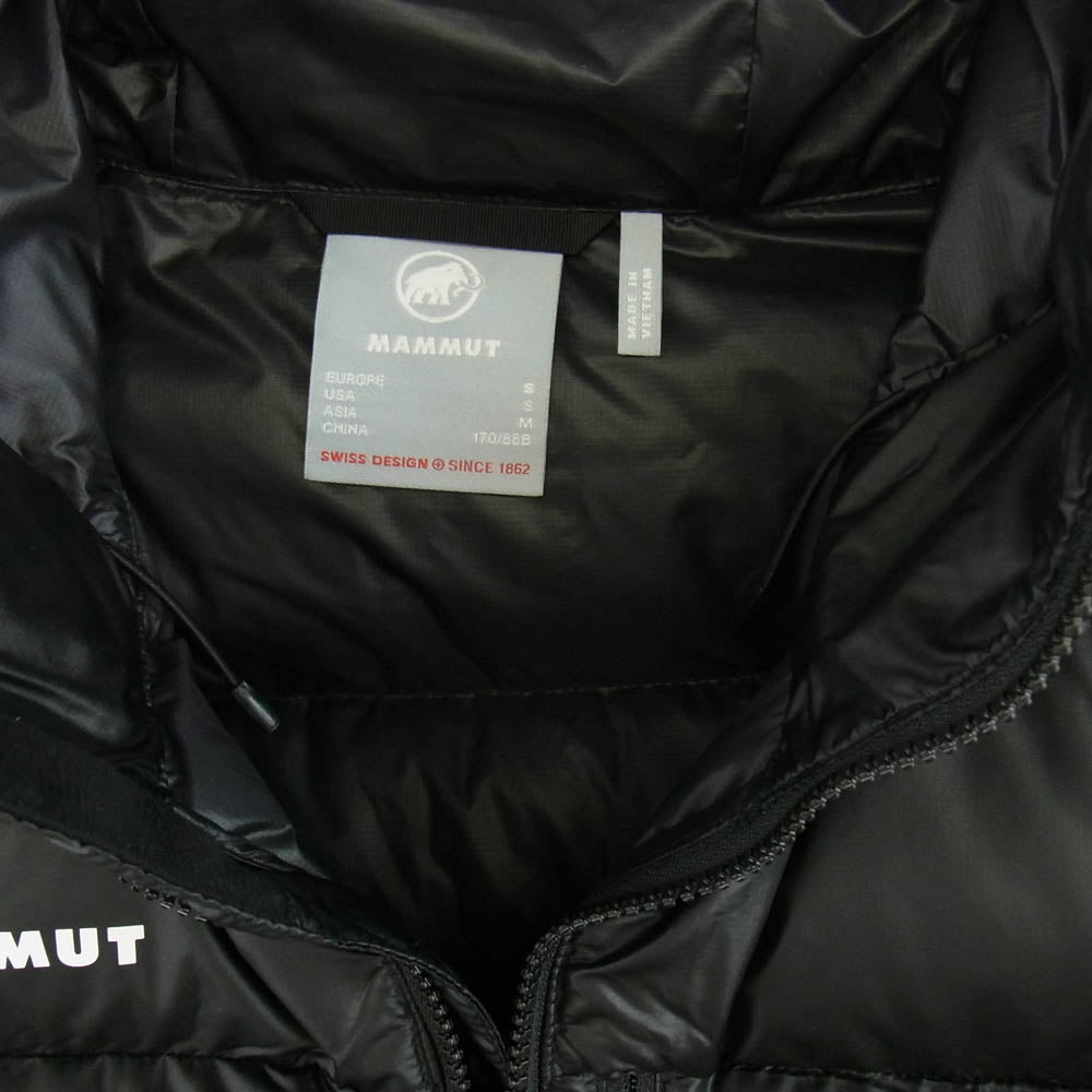 Mammut マムート Gravity IN Hooded Jacket AF Men グラビティ インサレーション フーデッド ジャケット ダウンジャケット ブラック系 M【美品】【中古】