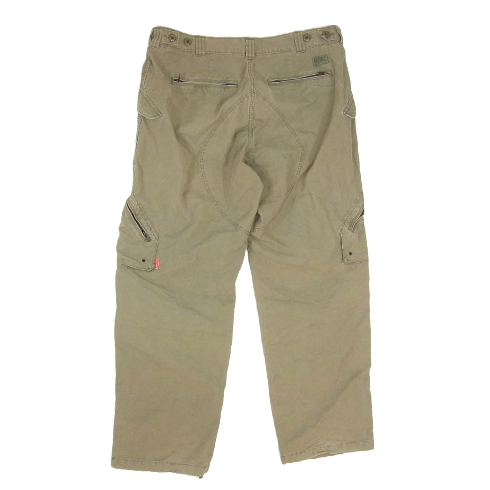 WTAPS ダブルタップス TSDT-PT03 BLACK HAWK TROUSERS FATIGUE ブラック ホーク ファティーグ カーゴ パンツ カーキ系 サイズ表記無【中古】