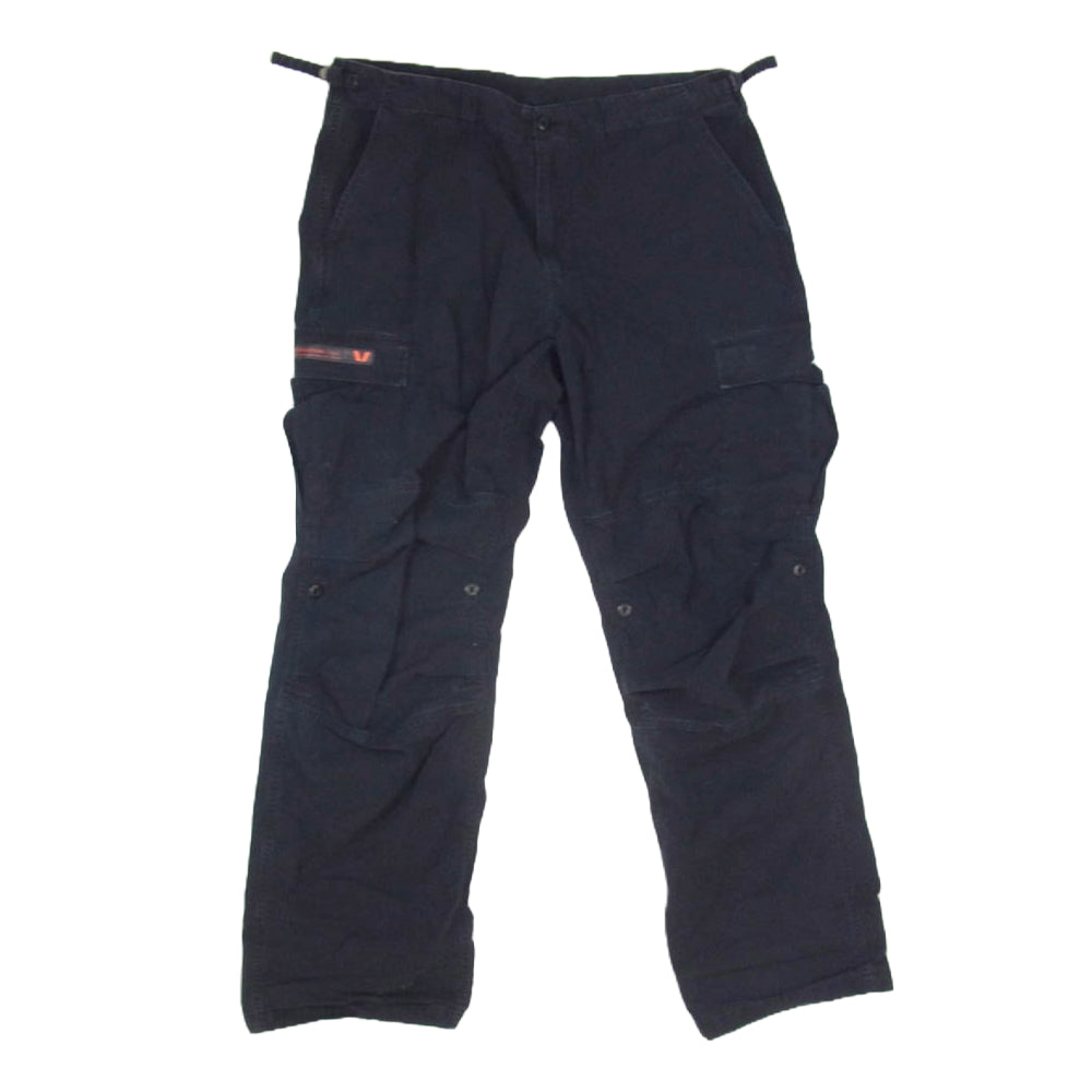 WTAPS ダブルタップス TSDT-T01 JUNGLE STOCK CARGO PANTS ジャングル ストック ブラック カーゴ パンツ ネイビー系 サイズ表記無【中古】