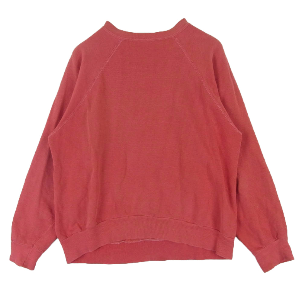 ヴィンテージ INDIANA UNIVERSITY カレッジプリント ラグラン スウェット トレーナー レッド系 サイズ表記なし【中古】