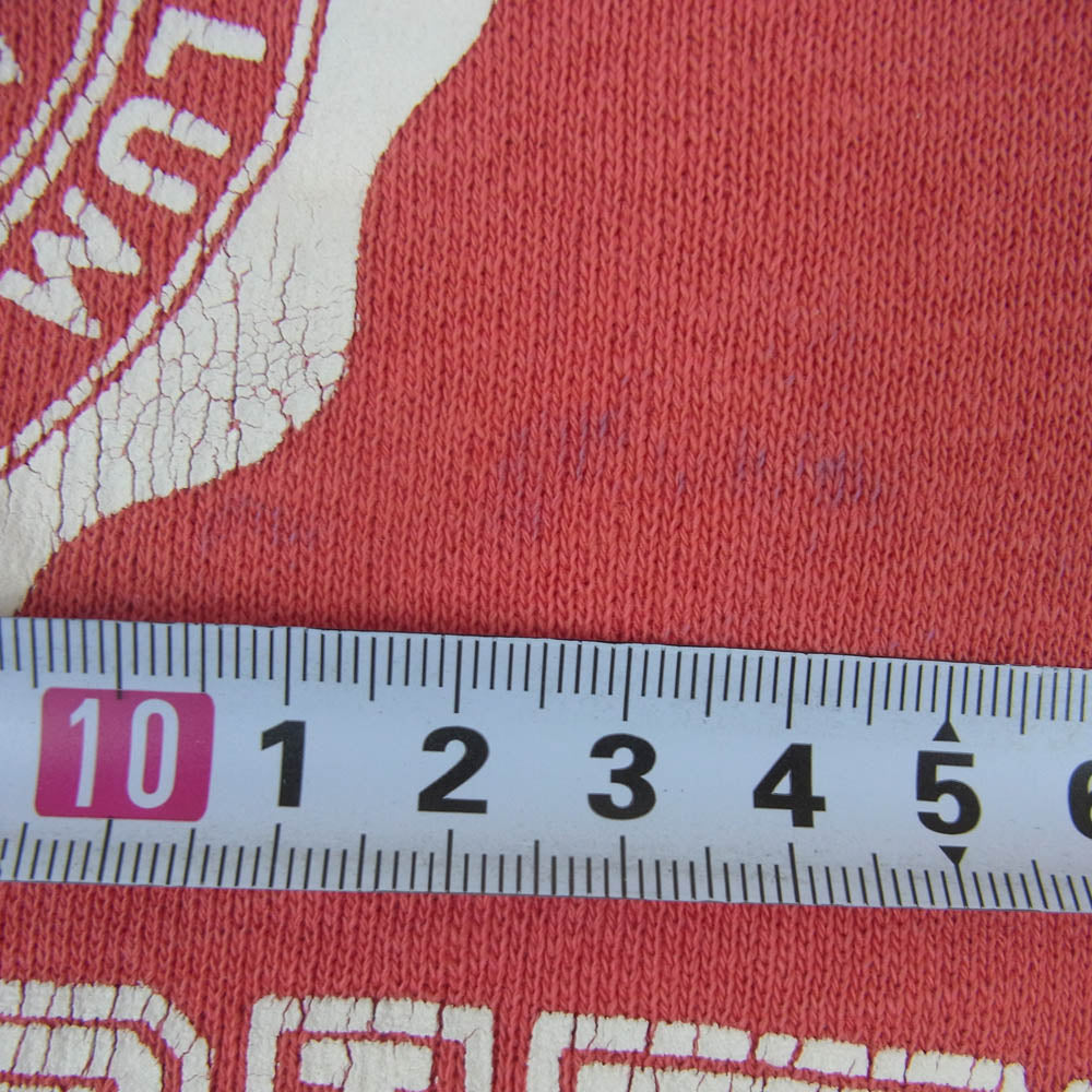 ヴィンテージ INDIANA UNIVERSITY カレッジプリント ラグラン スウェット トレーナー レッド系 サイズ表記なし【中古】