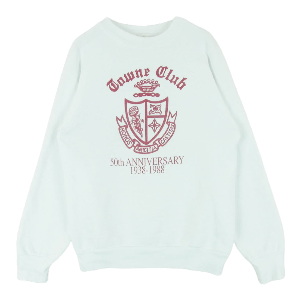 ヴィンテージ 80s 90s MILLER プリント スウェット トレーナー アメリカ製 ホワイト系 M【中古】