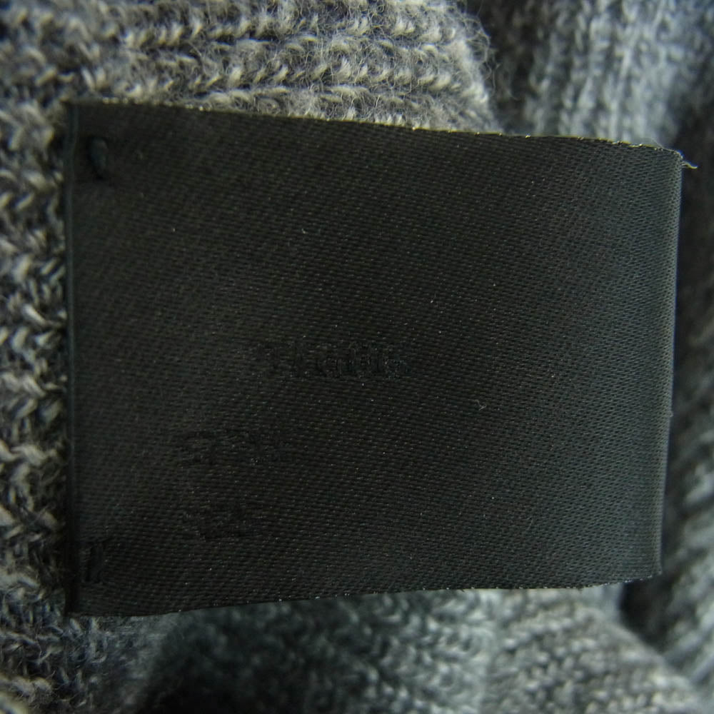 N.HOOLYWOOD エヌハリウッド 222-KT01 ダメージ加工 ニット セーター ウール 中国製 グレー系 36【中古】