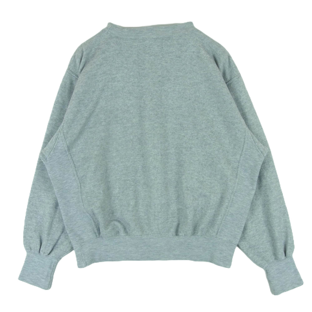 NIKE ナイキ 90s 銀タグ 日本製 前汗止め付 プリント スウェット トレーナー グレー系 L【中古】