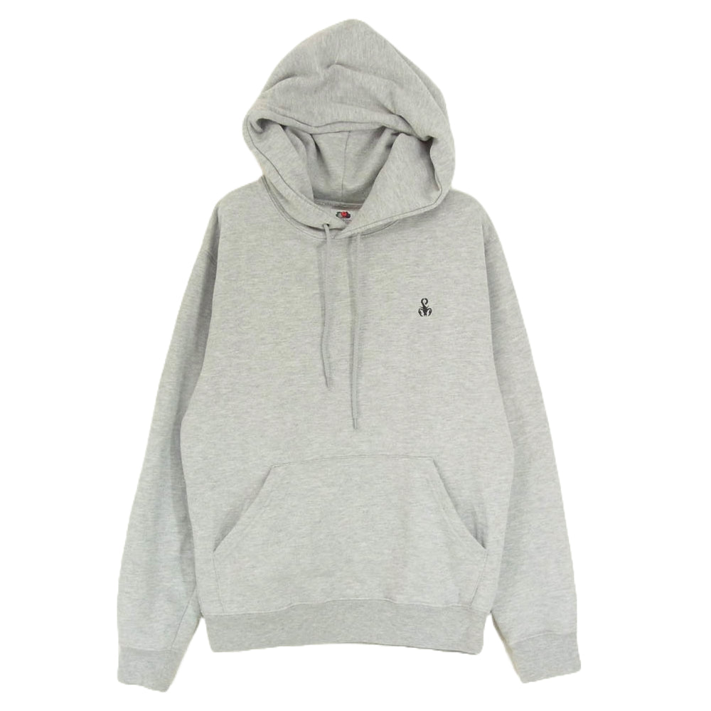 SOPHNET. ソフネット 19AW SOPH-192164 × FRUIT OF THE LOOM フルーツオブザルーム スウェット フーディー パーカー グレー系 S【中古】