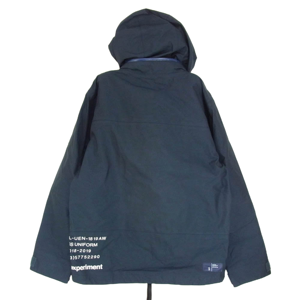 uniform experiment ユニフォームエクスペリメント 18AW UE-189021 SEAM TAPED MOUNTAIN PARKA マウンテンパーカー ナイロンジャケット ネイビー系 1【中古】