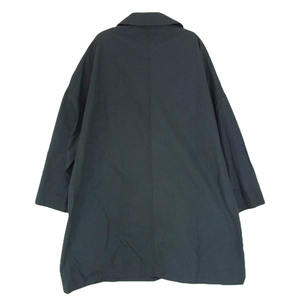 SOPHNET. ソフネット 19SS SOPH-190006 × YARMO ヤーモ BRISBANE MOSS DUSTER COAT ステンカラー ショップ コート ダスターコート ネイビー系 38【中古】