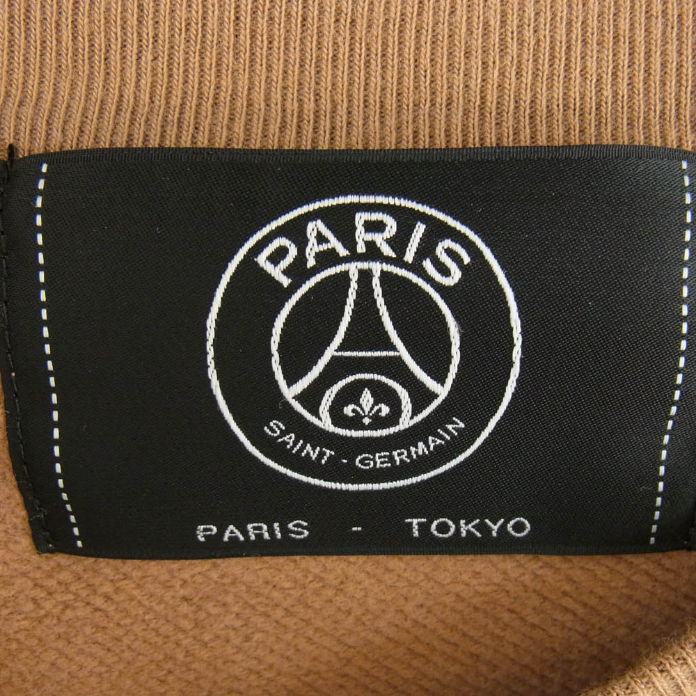 パリサンジェルマン 20-070-340-0011-3-0 ポケット刺繍 長袖 カットソー ブラウン系 L【中古】