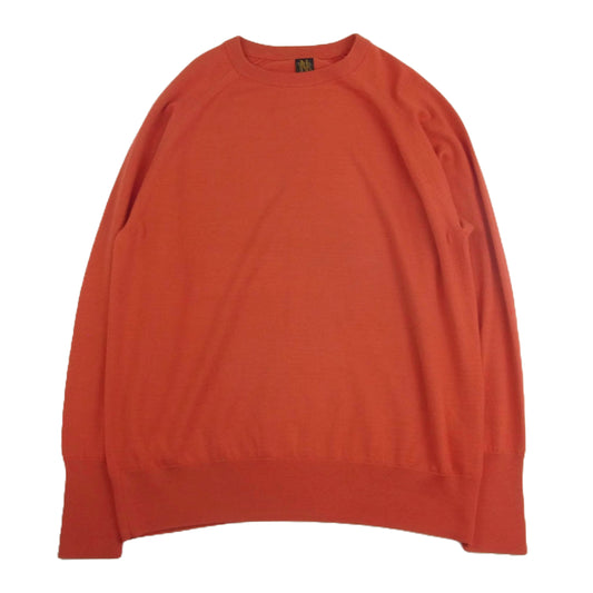バトナー 23AW BN-23FM-024 BABY WOOL CREW NECK ベイビーウール クルーネック ニット セーター レッド系 2【中古】