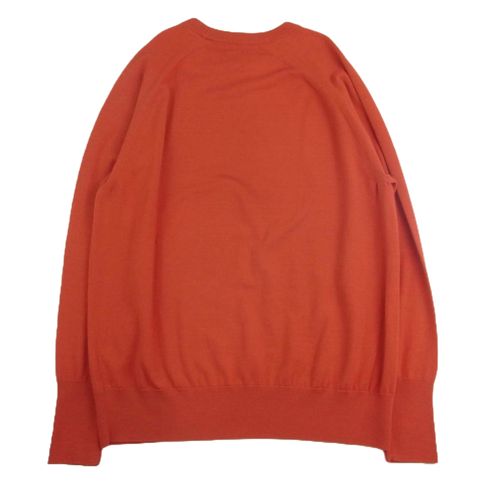 バトナー 23AW BN-23FM-024 BABY WOOL CREW NECK ベイビーウール クルーネック ニット セーター レッド系 2【中古】