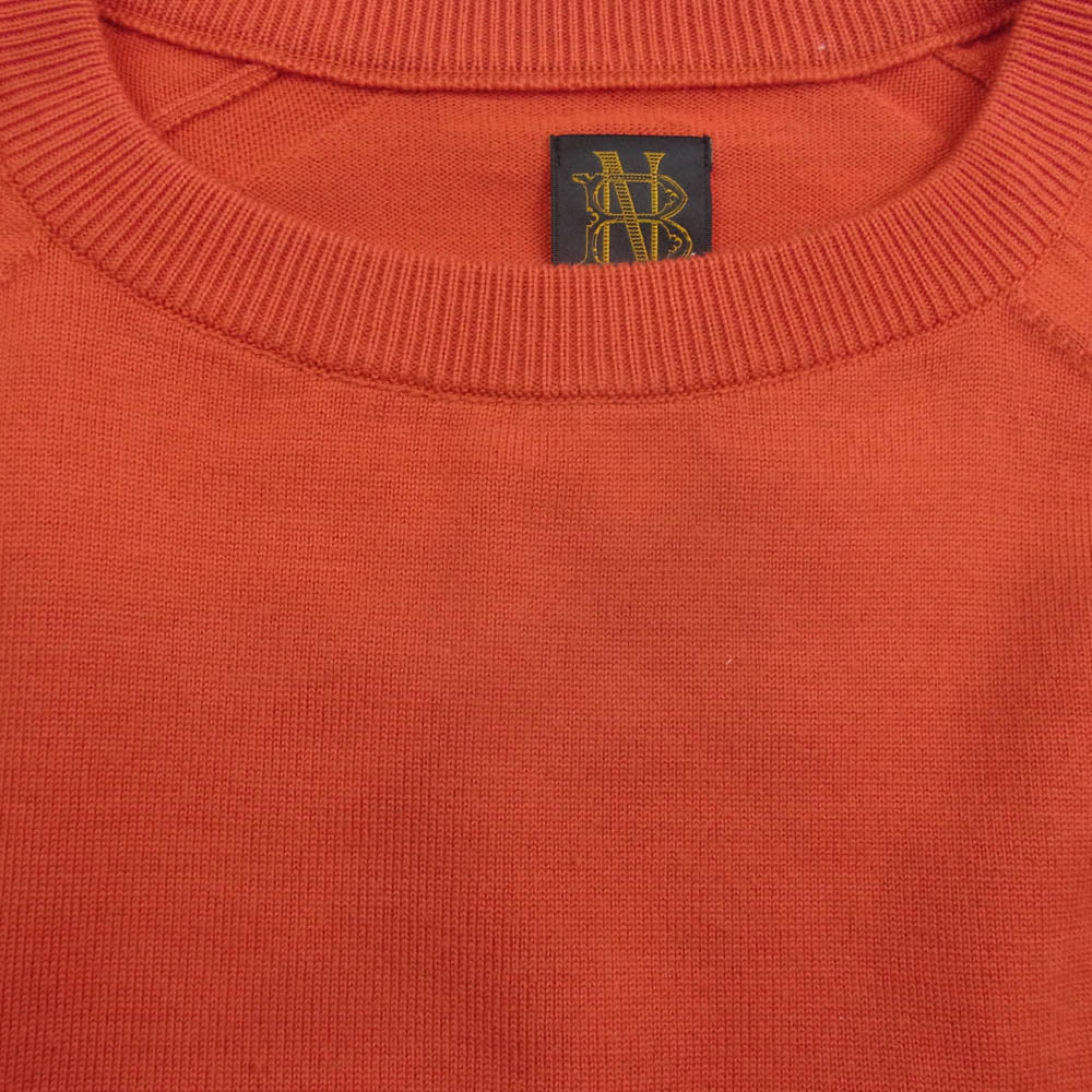 バトナー 23AW BN-23FM-024 BABY WOOL CREW NECK ベイビーウール クルーネック ニット セーター レッド系 2【中古】