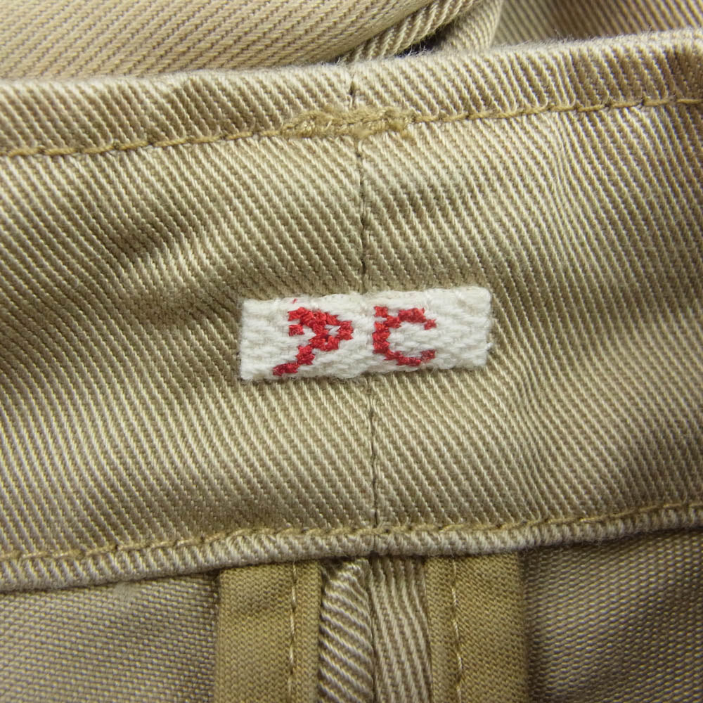 PORTER CLASSIC ポータークラシック SATCHMO CHINOS 3タック チノパンツ サッチモチノ ベージュ系 S【中古】