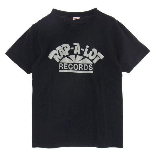 Supreme シュプリーム 17SS Rap A Lot Records Tee ラップアロット レコード クルーネック 半袖 Tシャツ ブラック系 M【中古】