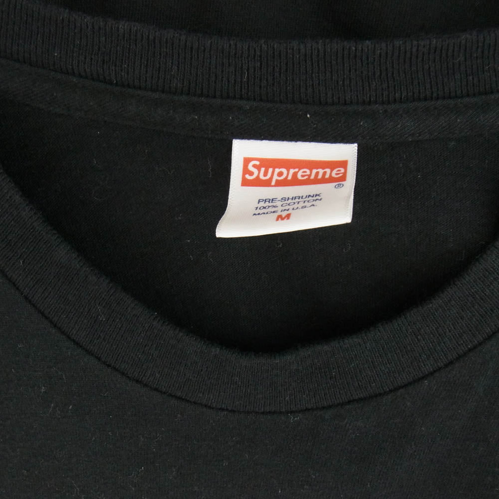 Supreme シュプリーム 17SS Rap A Lot Records Tee ラップアロット レコード クルーネック 半袖 Tシャツ ブラック系 M【中古】