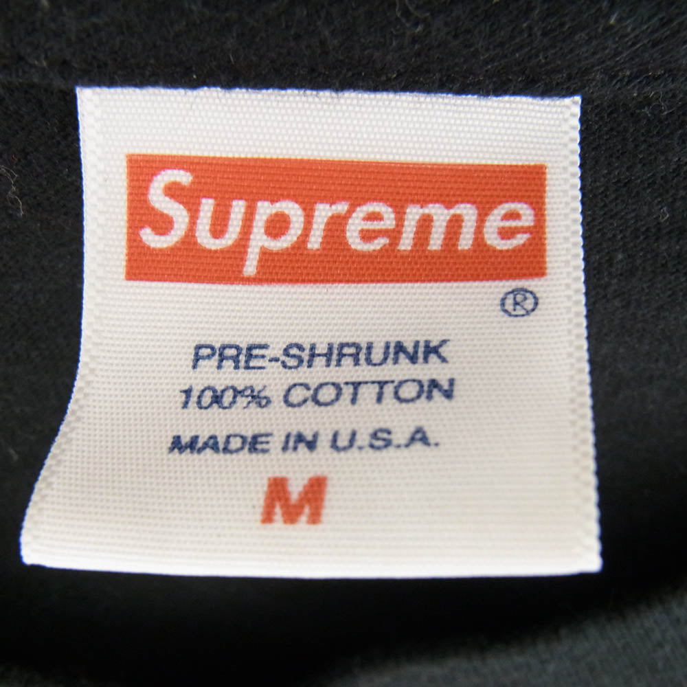 Supreme シュプリーム 17SS Rap A Lot Records Tee ラップアロット レコード クルーネック 半袖 Tシャツ ブラック系 M【中古】