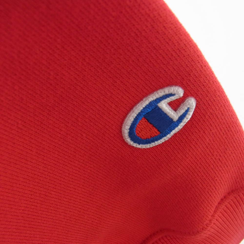 Supreme シュプリーム 24ss × champion zip up hooded sweatshirt チャンピオン ジップ アップ フーデット スウェット パーカー レッド系 M レッド系 M【新古品】【未使用】【中古】