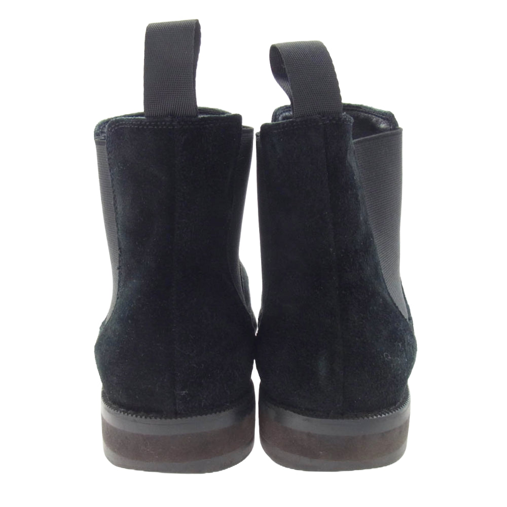 エリソン スエード サイドゴア ブーツ ブラック系 26cm【中古】