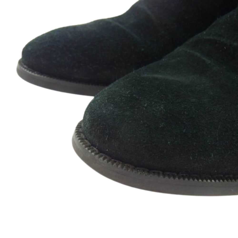 エリソン スエード サイドゴア ブーツ ブラック系 26cm【中古】