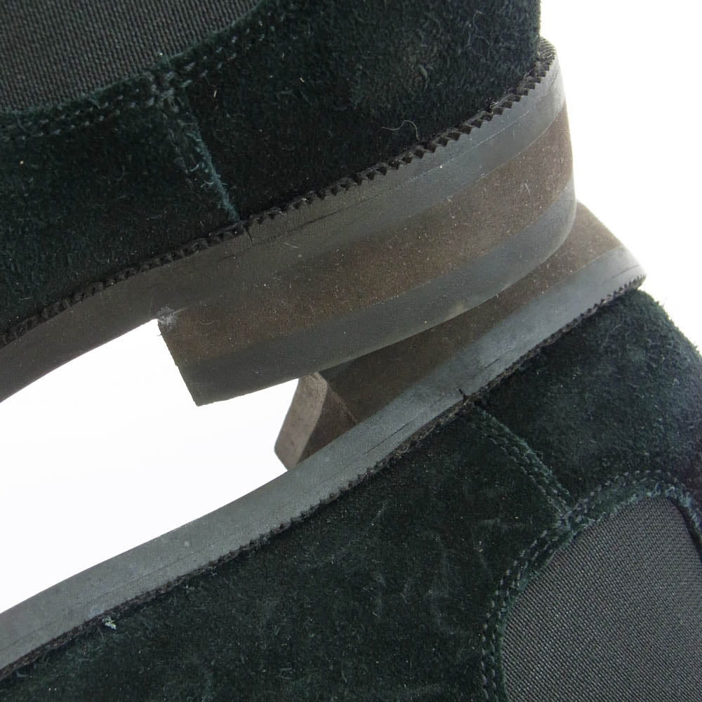 エリソン スエード サイドゴア ブーツ ブラック系 26cm【中古】