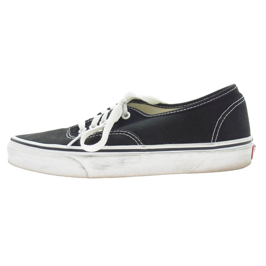 VANS バンズ VN000EE3BLK Authentic オーセンティック スニーカー ブラック系 27cm【中古】