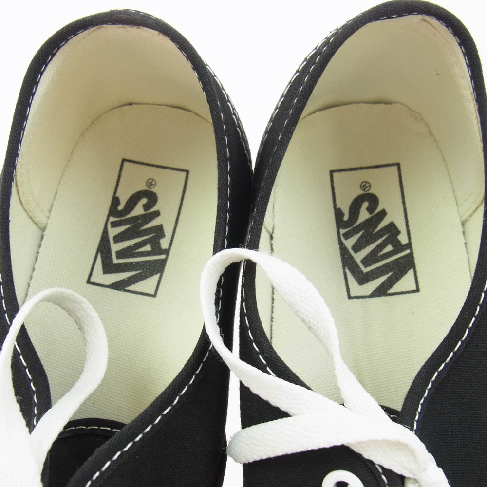 VANS バンズ VN000EE3BLK Authentic オーセンティック スニーカー ブラック系 27cm【中古】