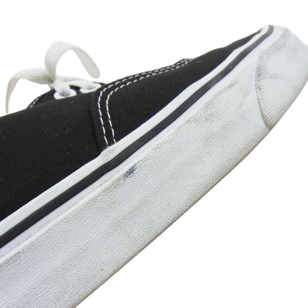 VANS バンズ VN000EE3BLK Authentic オーセンティック スニーカー ブラック系 27cm【中古】