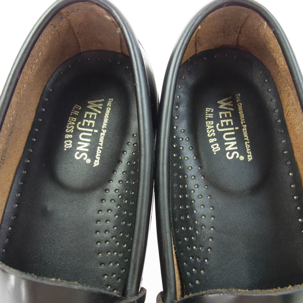 G.H.BASS & COMPANY ジーエイチバス BA11010H 000 LARSON PENNY LOAFER ラーソン ペニーローファー ブラック系 EU40【中古】