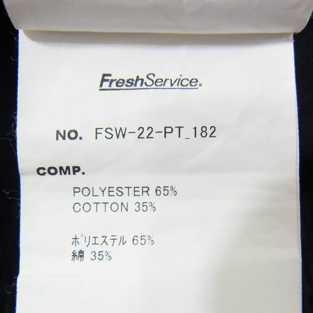 FreshService フレッシュサービス FSW-22-PT_182 CORPORATE EASY PANTS コーポレート イージー パンツ ブラック系 F【中古】