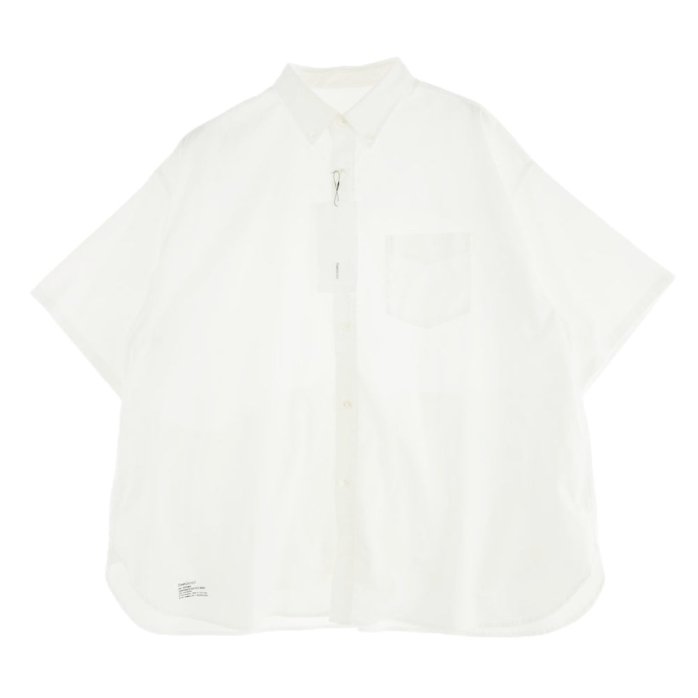 FreshService フレッシュサービス FSW-23-SH_004 DRY OXFORD CORPORATE S/S B.D. SHIRT ドライ オックスフォード ボタンダウン シャツ ホワイト系 F【中古】