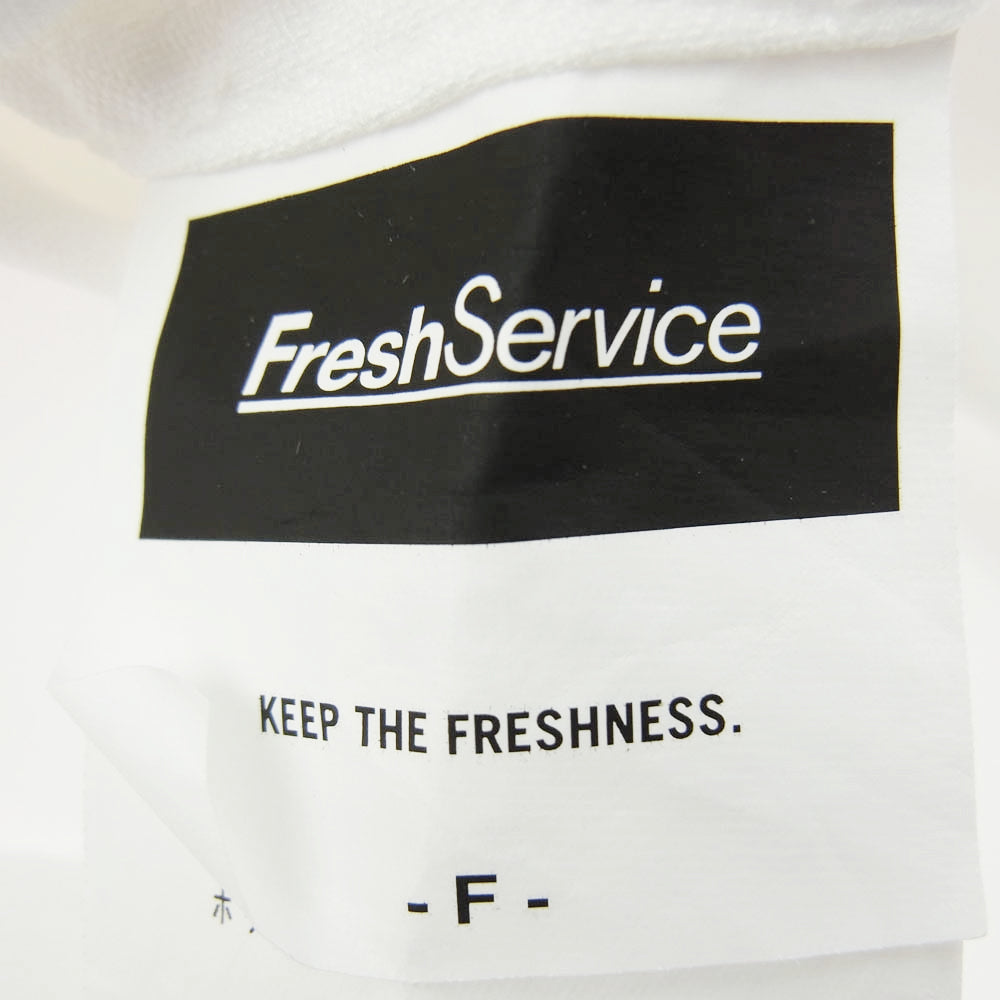 FreshService フレッシュサービス FSW-23-SH_004 DRY OXFORD CORPORATE S/S B.D. SHIRT ドライ オックスフォード ボタンダウン シャツ ホワイト系 F【中古】