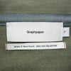 GRAPHPAPER グラフペーパー 22AW GU223-70106 Compact Terry Roll Up Sleeve Half Zip コンパクト テリー ロールアップスリーブ ハーフジップ スウェット カーキ系 F【中古】