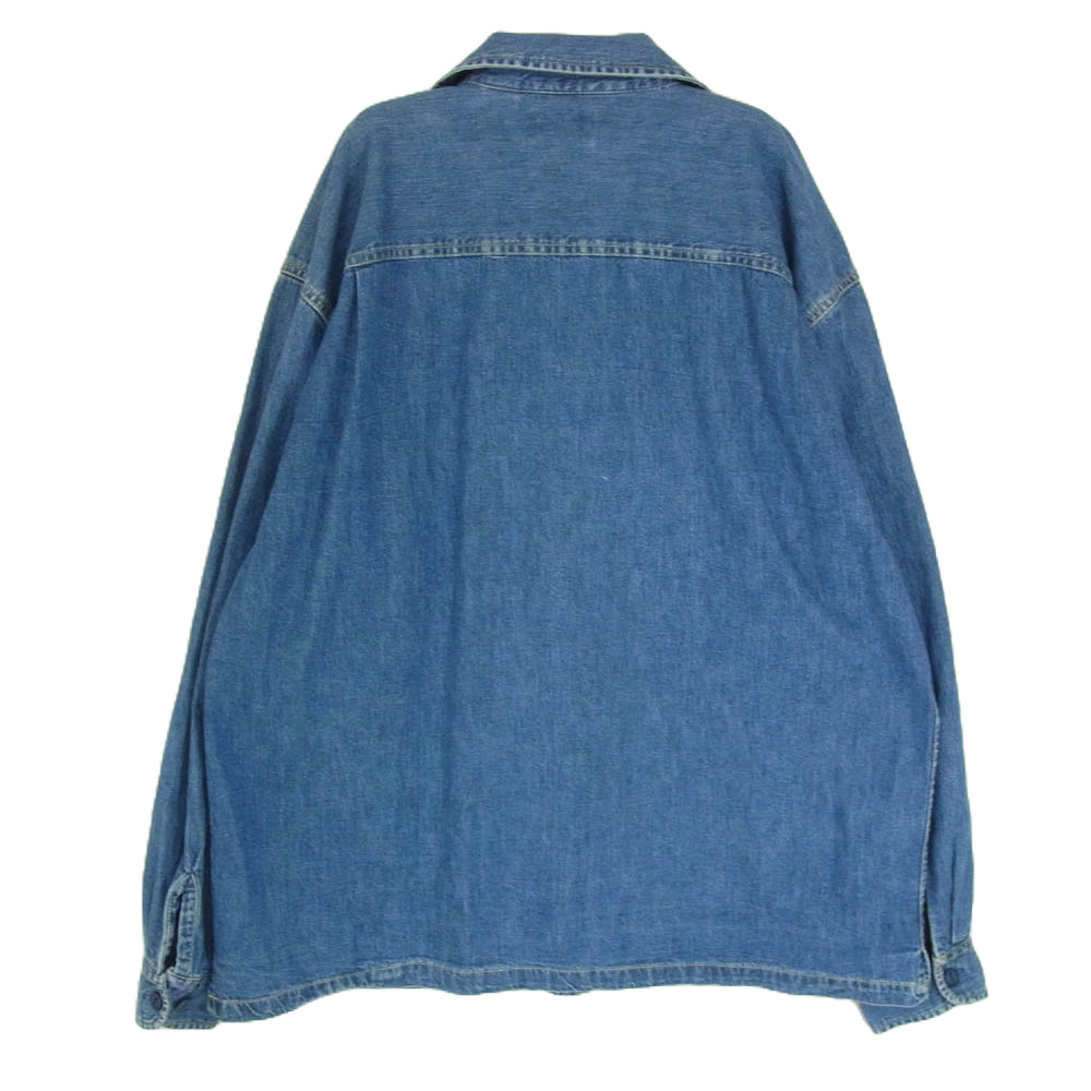 GAP ギャップ 90s GAP BLUE JEANS デニム シャツ ジャケット インディゴブルー系 L【中古】