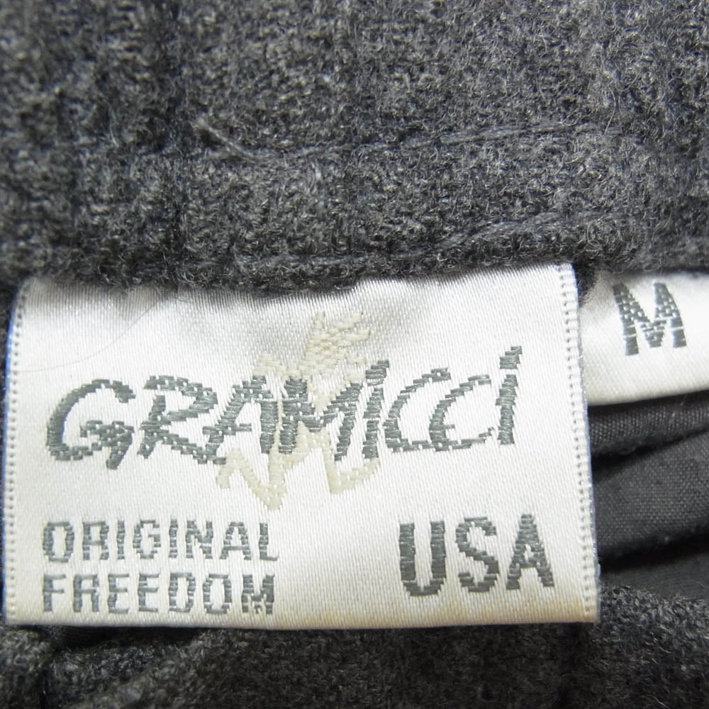 Gramicci グラミチ GMP-16F013 WOOL NARROW PANTS ウール ナロー パンツ チャコール グレー系 M【中古】