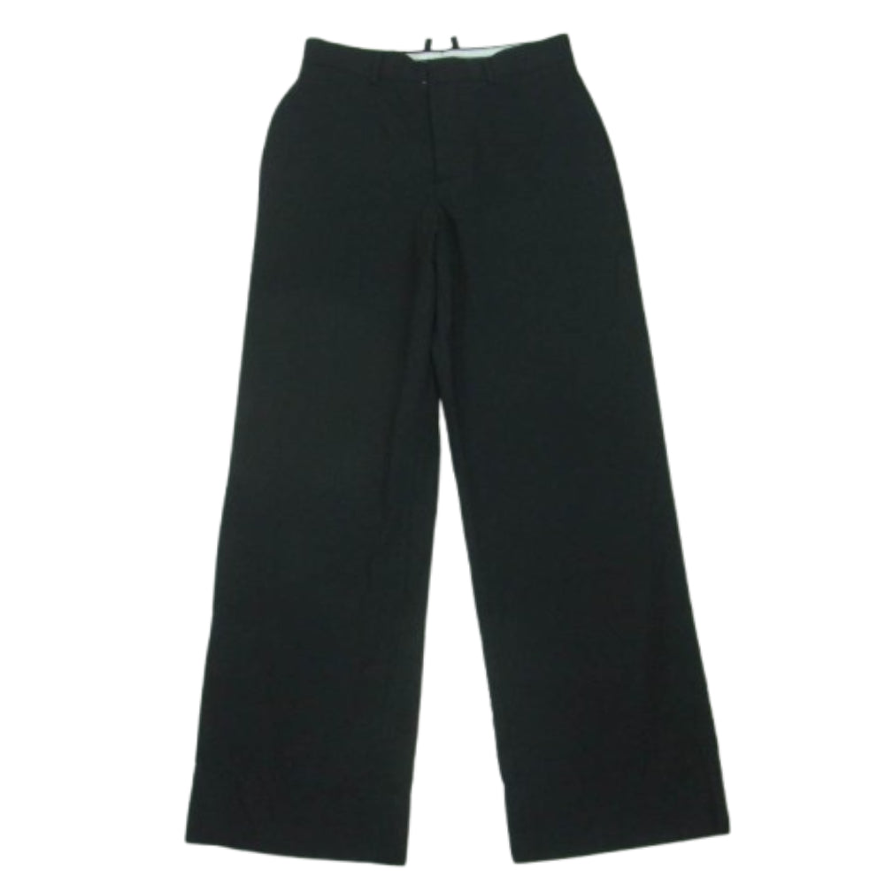 DSQUARED2 ディースクエアード 19SS S75KA0977 S40320 ウール ワイド スラックス パンツ イタリア製 ブラック系 42【中古】