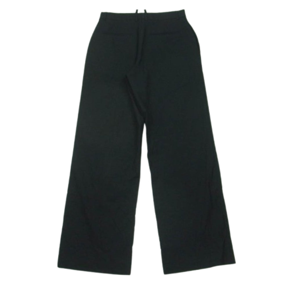 DSQUARED2 ディースクエアード 19SS S75KA0977 S40320 ウール ワイド スラックス パンツ イタリア製 ブラック系 42【中古】