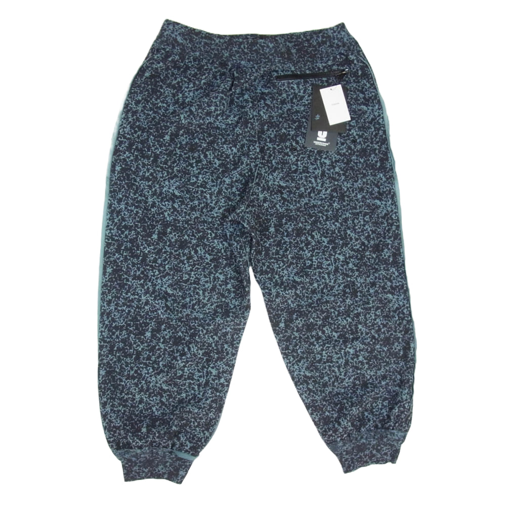 UNDERCOVER アンダーカバー 25SS UC1E4510 コットン 総柄 リブ スウェット パンツ ブルー系 2【極上美品】【中古】