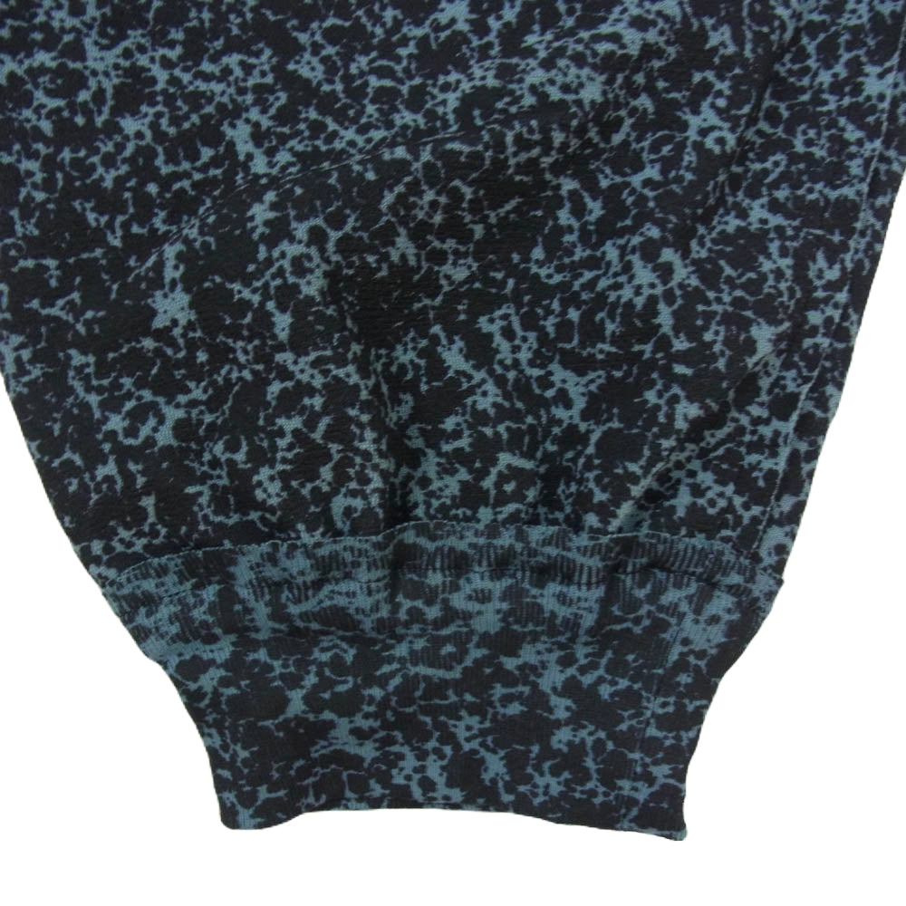 UNDERCOVER アンダーカバー 25SS UC1E4510 コットン 総柄 リブ スウェット パンツ ブルー系 2【極上美品】【中古】