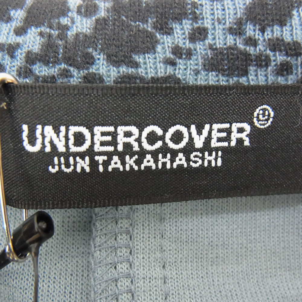 UNDERCOVER アンダーカバー 25SS UC1E4805-1 コットン 総柄 プルオーバー スウェット ブルー系 2【極上美品】【中古】