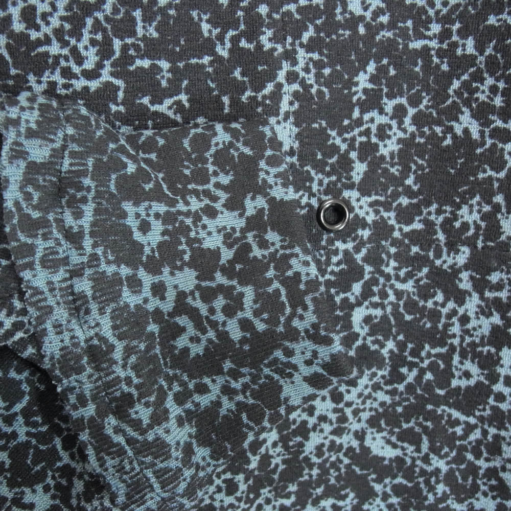 UNDERCOVER アンダーカバー 25SS UC1E4805-1 コットン 総柄 プルオーバー スウェット ブルー系 2【極上美品】【中古】