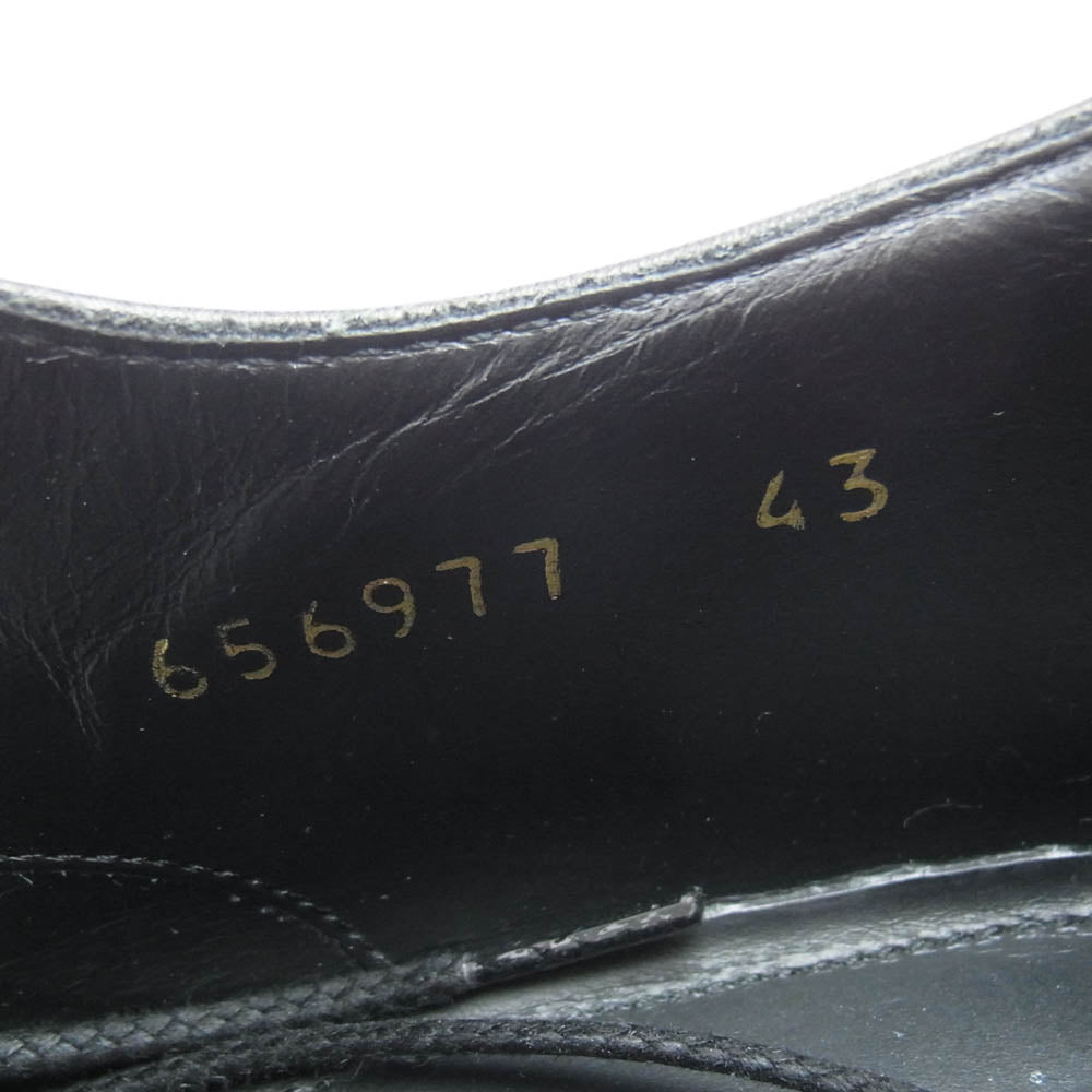 BALENCIAGA バレンシアガ 656977 RHINO チャンキー ダービー レースアップ ダービー シューズ ブラック系 43【中古】